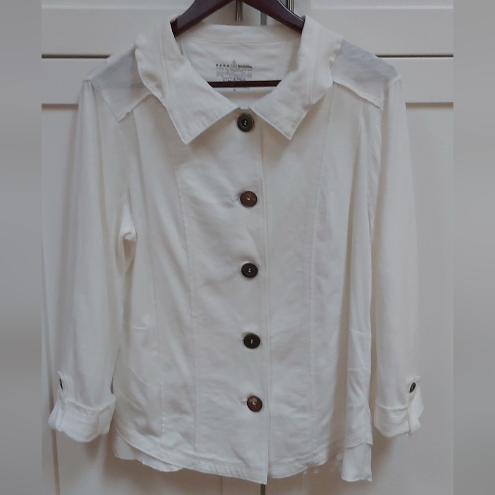 Neon Buddha jacket front jacket